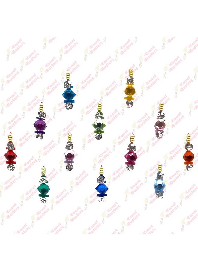 Comet Busters Beautiful Handcrafted Multicolor Bindis (BIN1842)