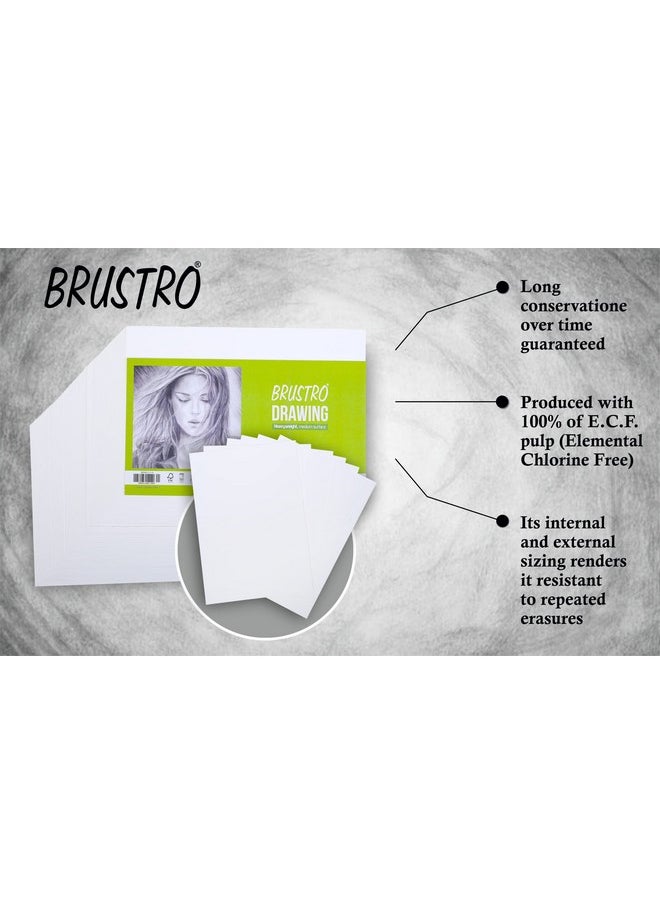 Brustro Sketching & Drawing Papers 200 GSM A5, 32 + 8 Free Sheets (Pack of 2)