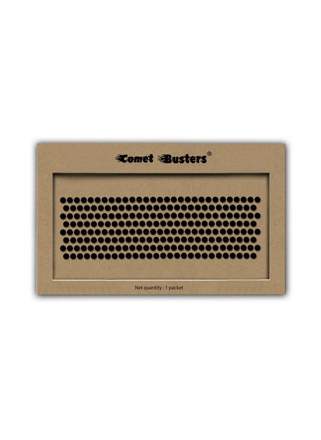 Comet Busters Beautiful Handcrafted Round Black Velvet Bindis (4 mm) (BIN2075)