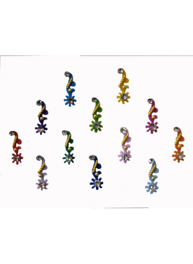 Comet Busters Beautiful Handcrafted Multicolor Traditional Bindis (BIN1811)