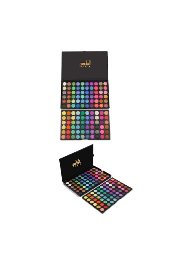 Make up For Life Professional 120 Colors Waterproof Eyeshadow Palette Natural Nude and Neon Combination Eye shadow Palette-02