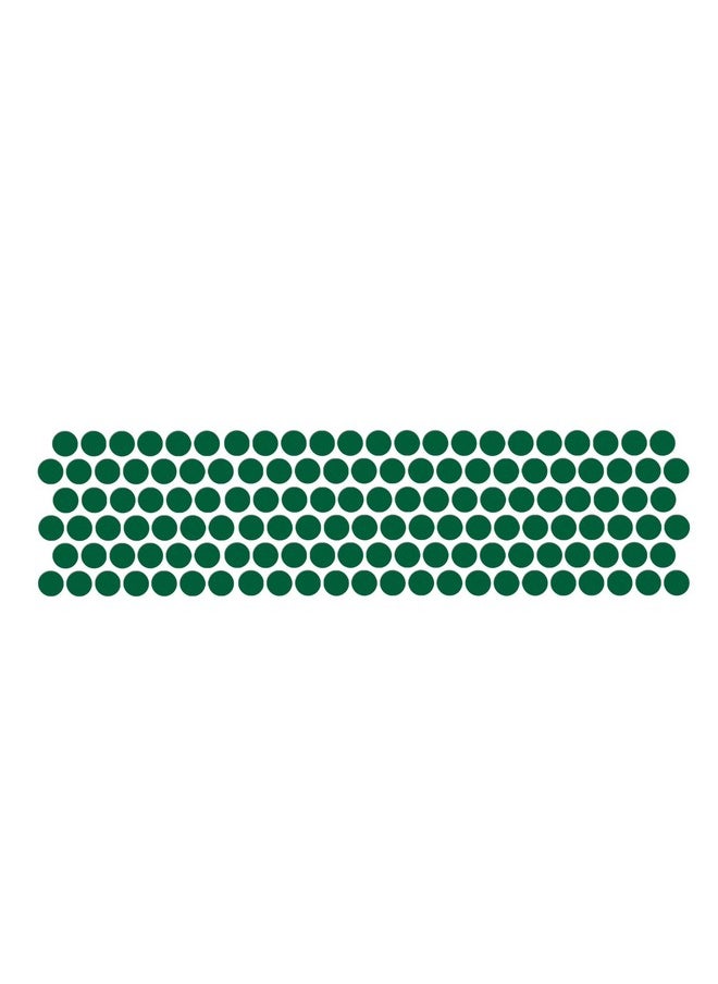Comet Busters Beautiful Handcrafted Round Dark Green Velvet Bindis (6 mm) (BIN2102)