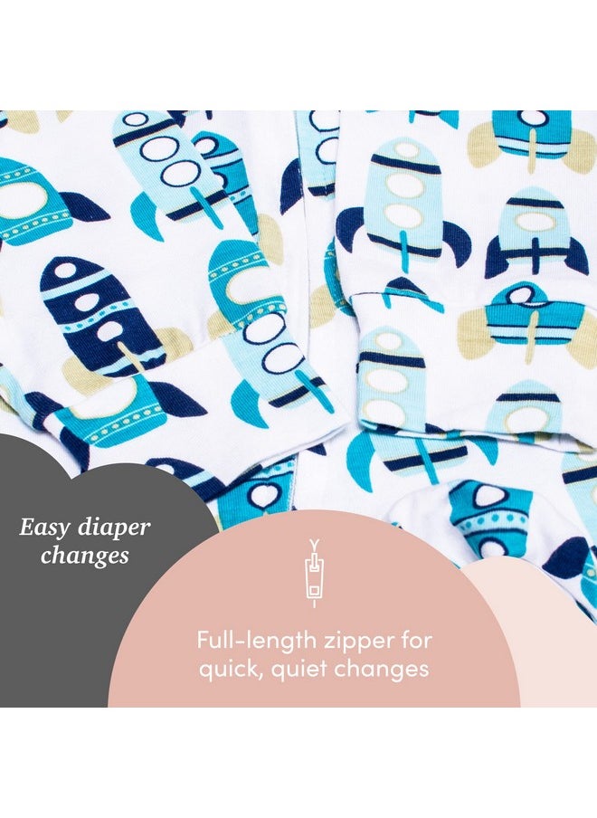 SleepingBaby Pajama with Zipper - Rocket - 9 Months