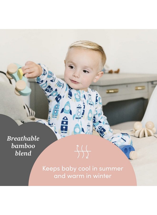 SleepingBaby Pajama with Zipper - Rocket - 9 Months