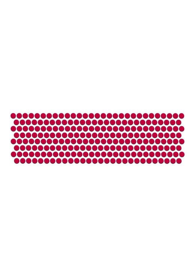 Comet Busters Beautiful Handcrafted Round Red Velvet Bindis (4 mm) (BIN2076)
