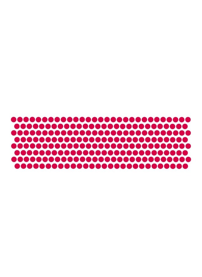 Comet Busters Beautiful Handcrafted Round Red Velvet Bindis (4 mm) (BIN2076)