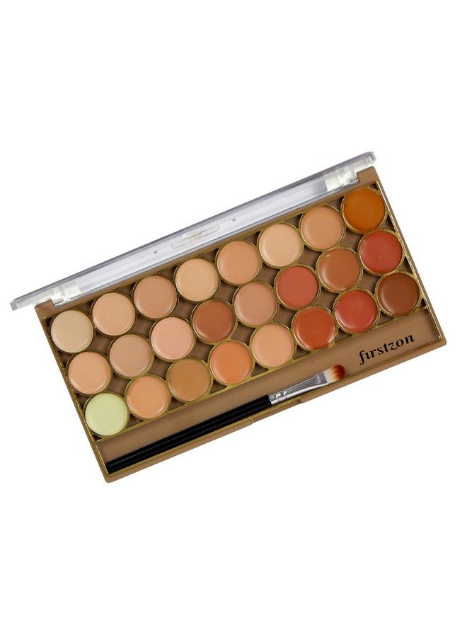 Professional Bronze Highlight Cream Palette Radiant Natural 24 Concealer