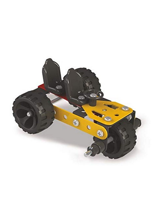 Mechanix Basic, STEM Education Toy, Pieces 90, Model 6, Make in India, Building and Construction Set for Boys and Girls Age 7+ Years, Multicolour - Birthday Return Gift