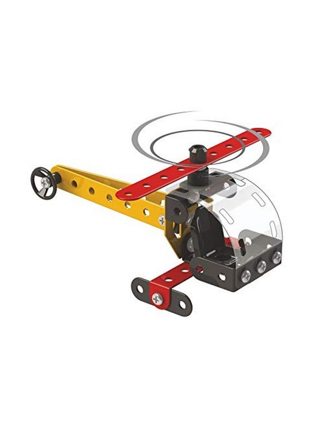 Mechanix Basic, STEM Education Toy, Pieces 90, Model 6, Make in India, Building and Construction Set for Boys and Girls Age 7+ Years, Multicolour - Birthday Return Gift