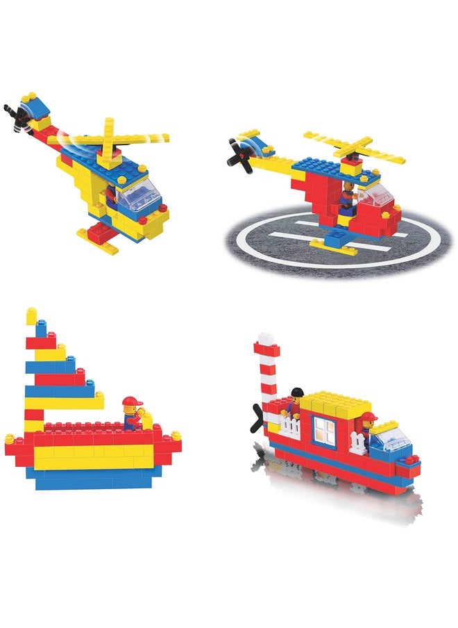 TOYZTREND expert building blocks for kids, 180+ pieces blocks. let your kid make everything he/she dreams of. improves logical thinking and cognitive skills of kidsMulticolor