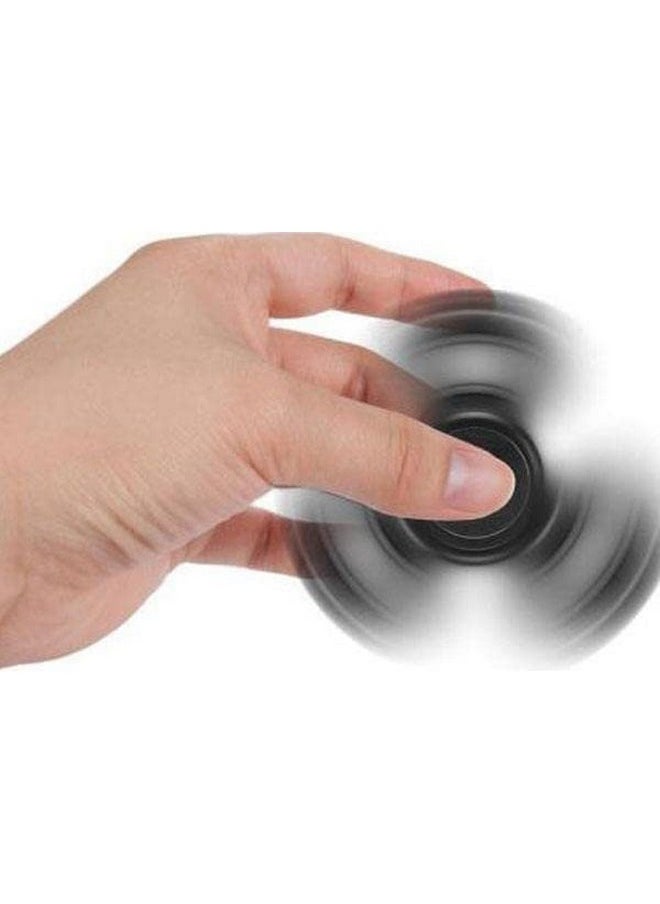 Premsons® Hand Spinner Desk Toy - High Speed Smooth Finger Spin Sensory Fidget Stress Relief Game Play for Kids & Adults - Birthday Party Gift - Combo - Black + Metal Gold Dual