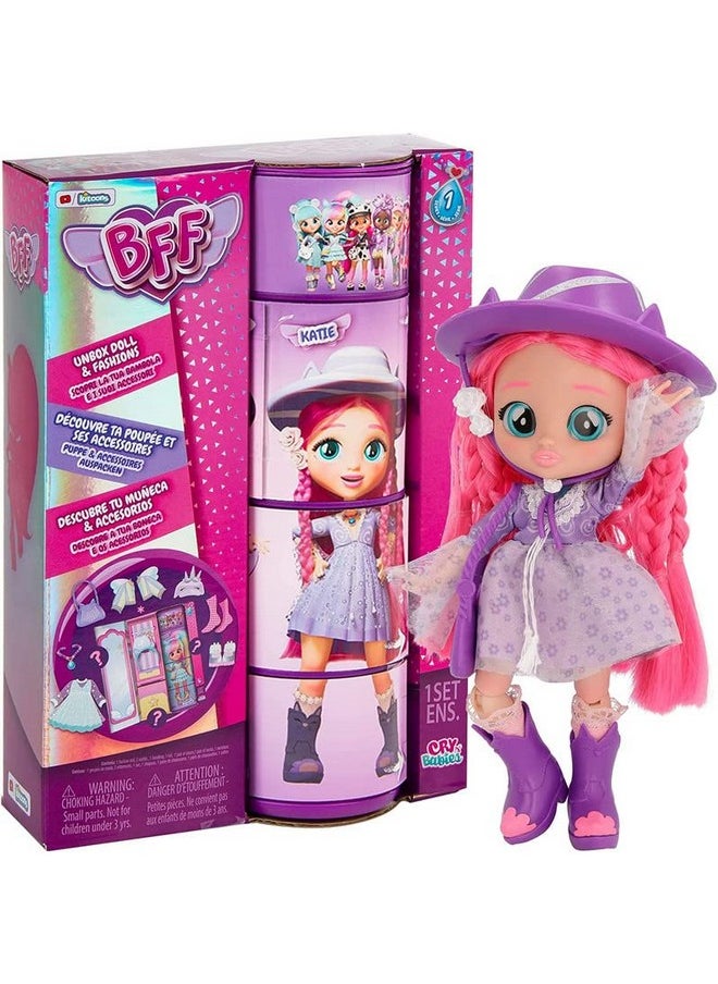 Toy Garrage BFF Katie Fashion Doll with 9+ Surprises Including Outfit and Accessories for Fashion Toy, Girls and Boys Ages 4 and Up, 7.8 Inch Doll (Katie)