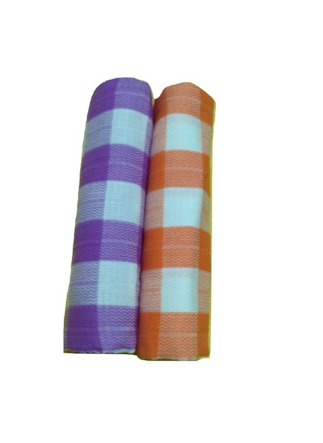 Cotton Colors Cotton 200 GSM Bath Towel (Pack of 2, Multicolor)_dd16