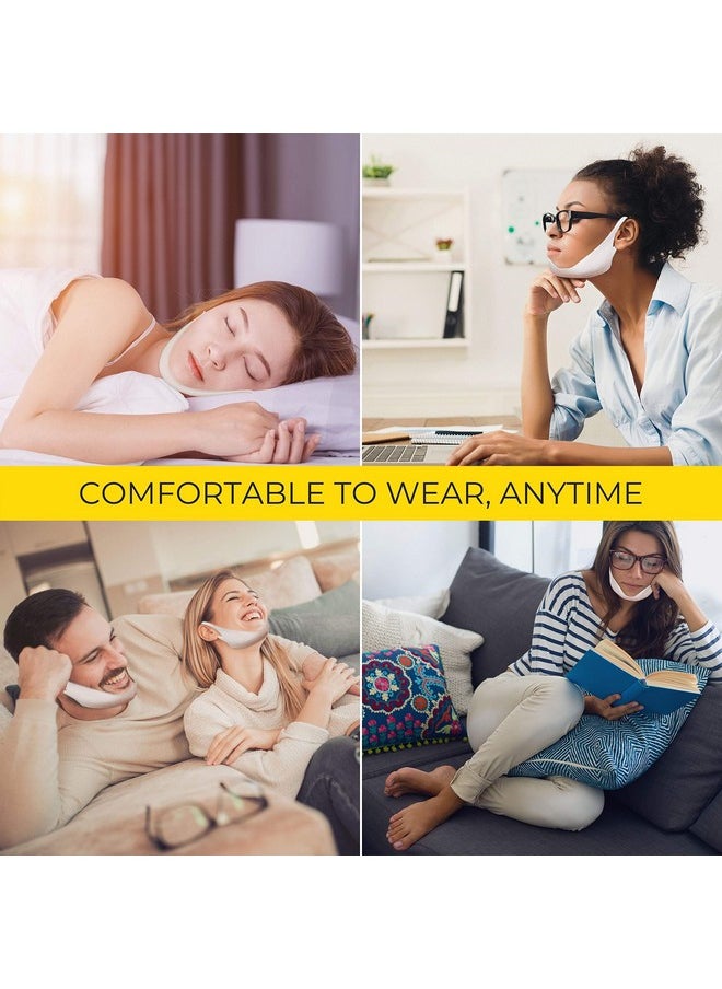 Doppeltree Double Chin Reducer & Remover - V Line Lifting Mask - Face Slimmer - Lifts, Tightens Jawline and Chin - Formulated in San Francisco (5 Masks)