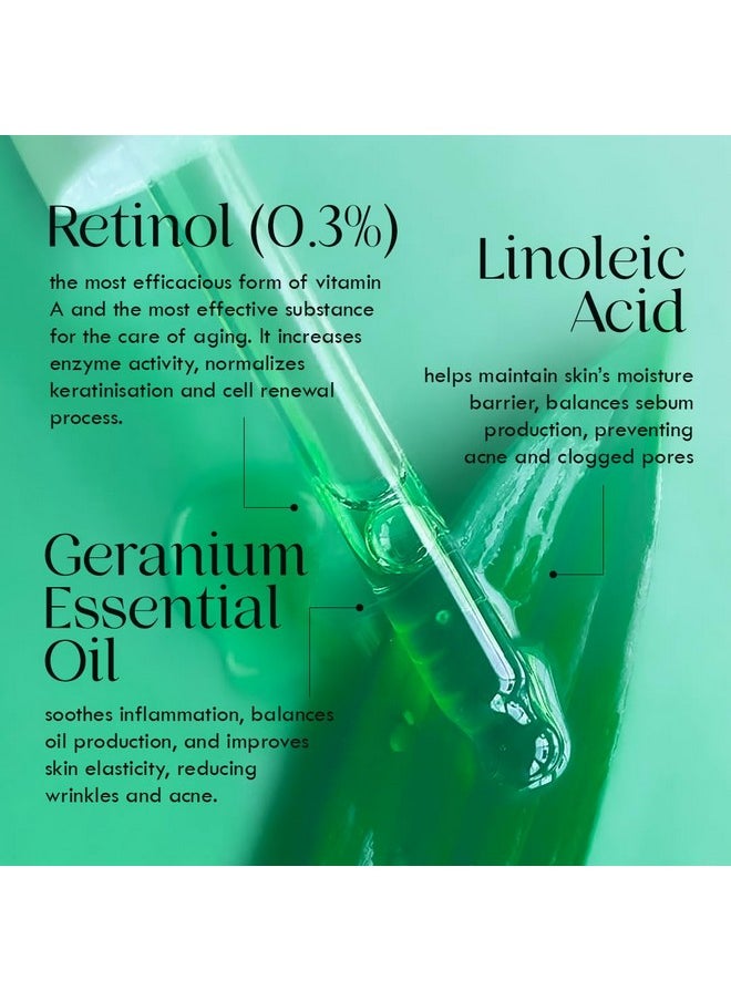 Auli Retinuit 0.3% Retinol Face Oil For Anti - Ageing, Reduce Fine Lines & Wrinkles, For Women, All Skin Type - 30Ml