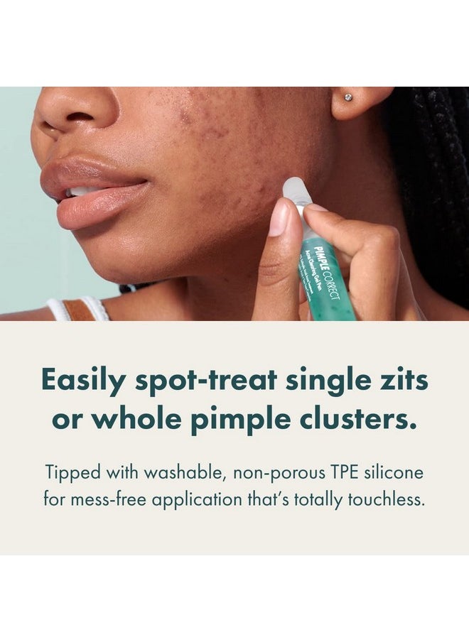 Hero Cosmetics Pimple Correct Acne Clearing Gel Pen - Maximum Strength 2% Salicylic Acid, Non-Drying Formula for Early Stage and Emerging Pimples (1 Count)