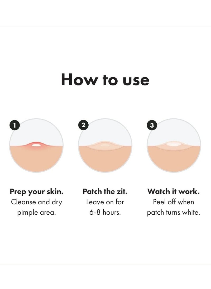 Hydrocolloid Acne Pimple Patch Spot Treatment 36- Piece