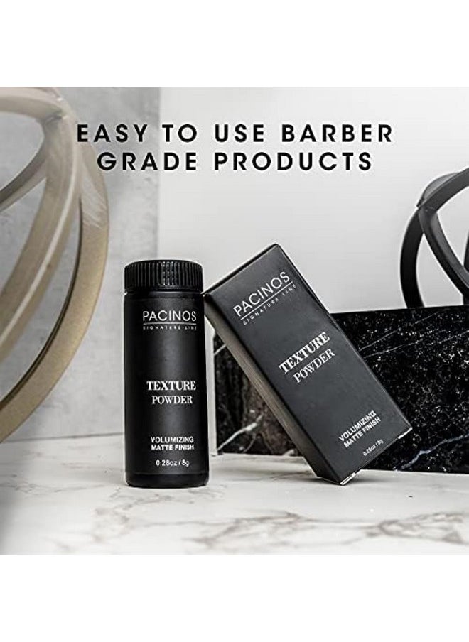 Pacinos Texture Powder - Lightweight Root Lifting Powder with Matte Dry Finish for Texture, Volume & Thickness - Shaker Bottle for Easy Hair Styling - 30g