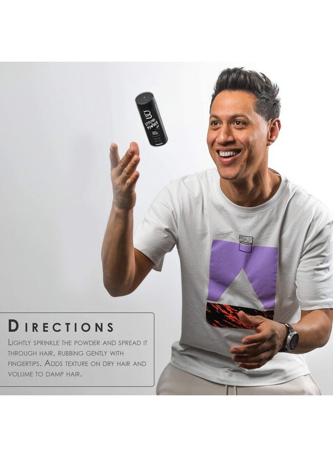 L3 Level 3 Styling Powder - Natural Look Mens Powder - Easy to Apply with No Oil or Greasy Residue (Large - 60 Grams)