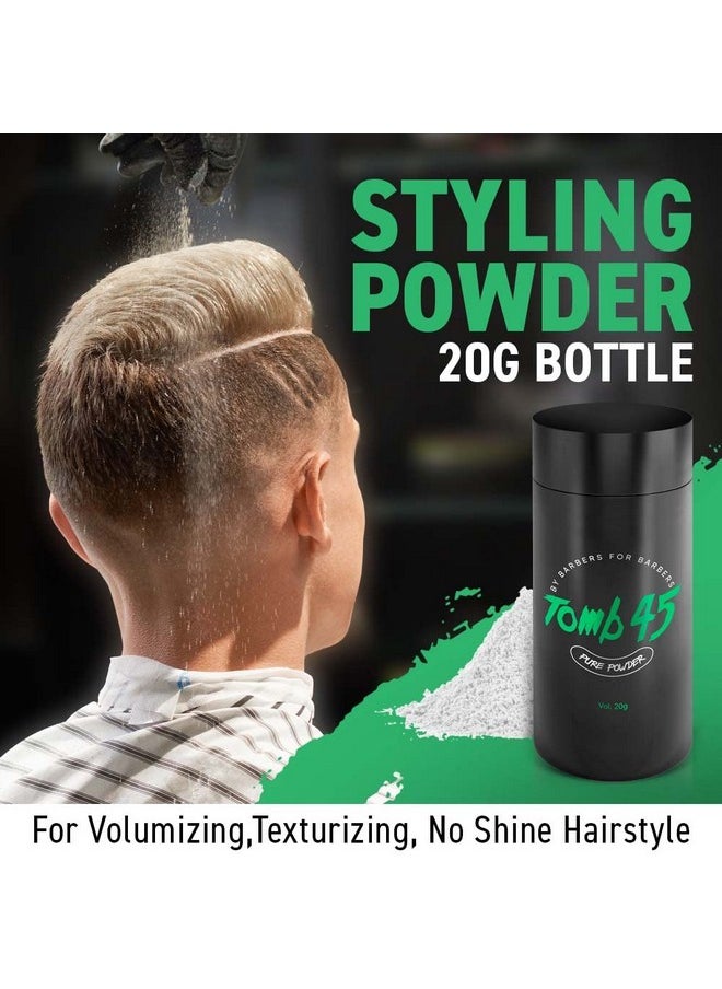 Tomb45 Pure Powder for Hair Styling, Texturizing & Volumizing Powder with Natural Matte Finish
