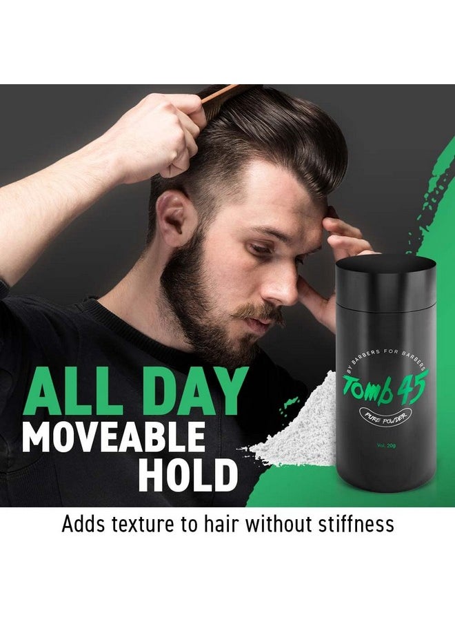 Tomb45 Pure Powder for Hair Styling, Texturizing & Volumizing Powder with Natural Matte Finish
