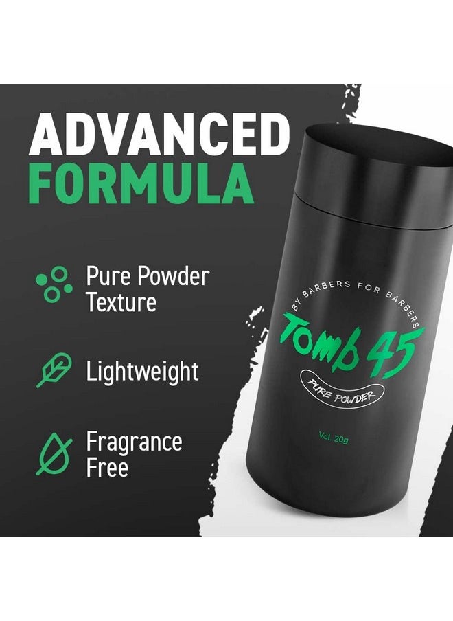Tomb45 Pure Powder for Hair Styling, Texturizing & Volumizing Powder with Natural Matte Finish