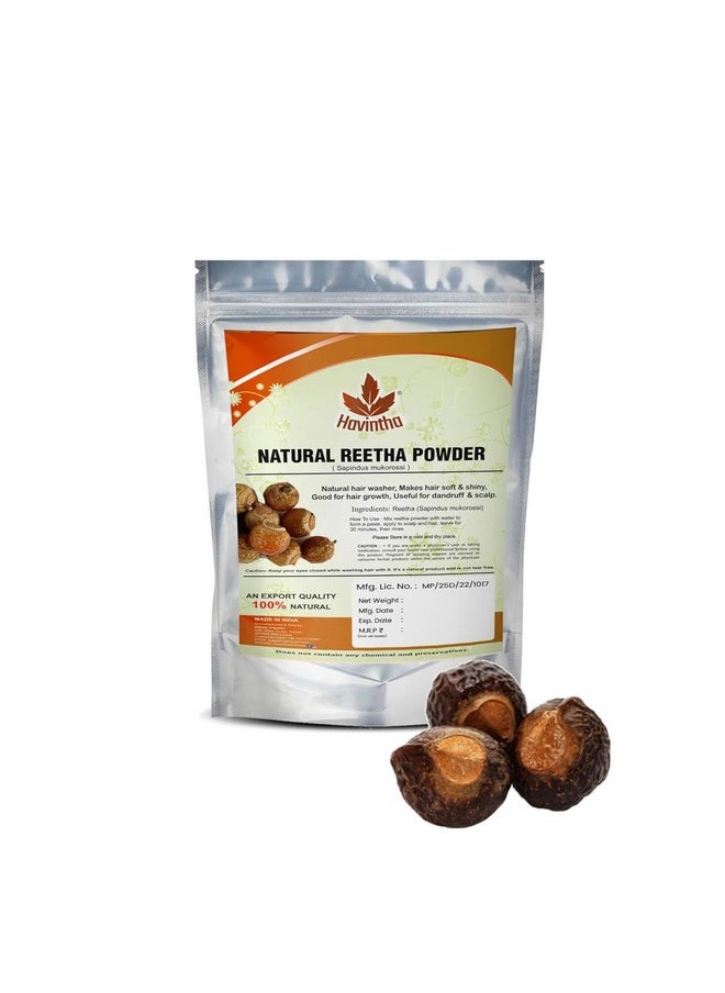 Havintha Amla Reetha Shikakai Bringraj & Hibiscus Powder For Hair - each 227 Grams (Combo Pack of 5)