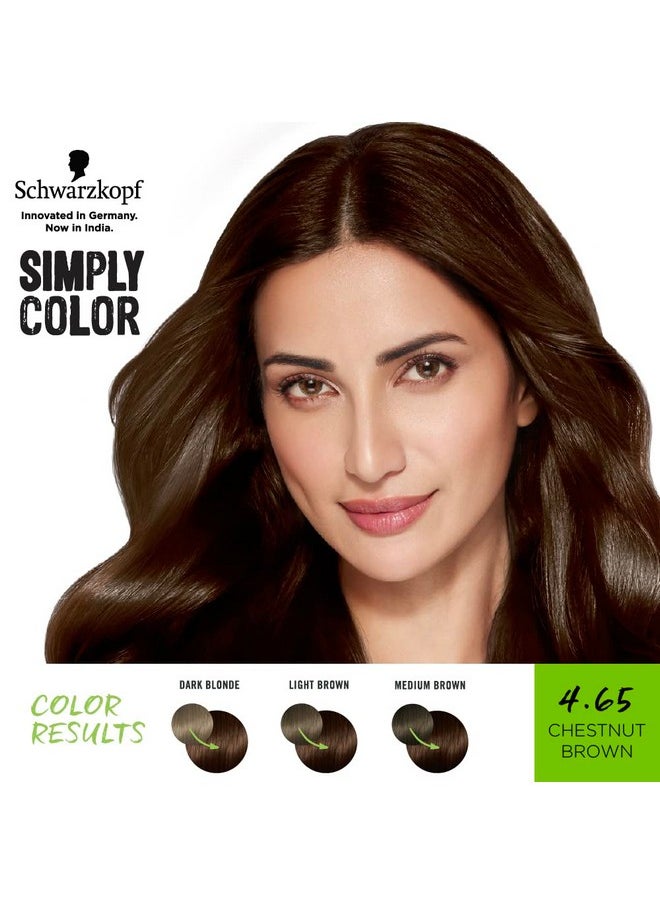 Schwarzkopf Simply Color Permanent Hair Colour - 4.65 Mocha Brown