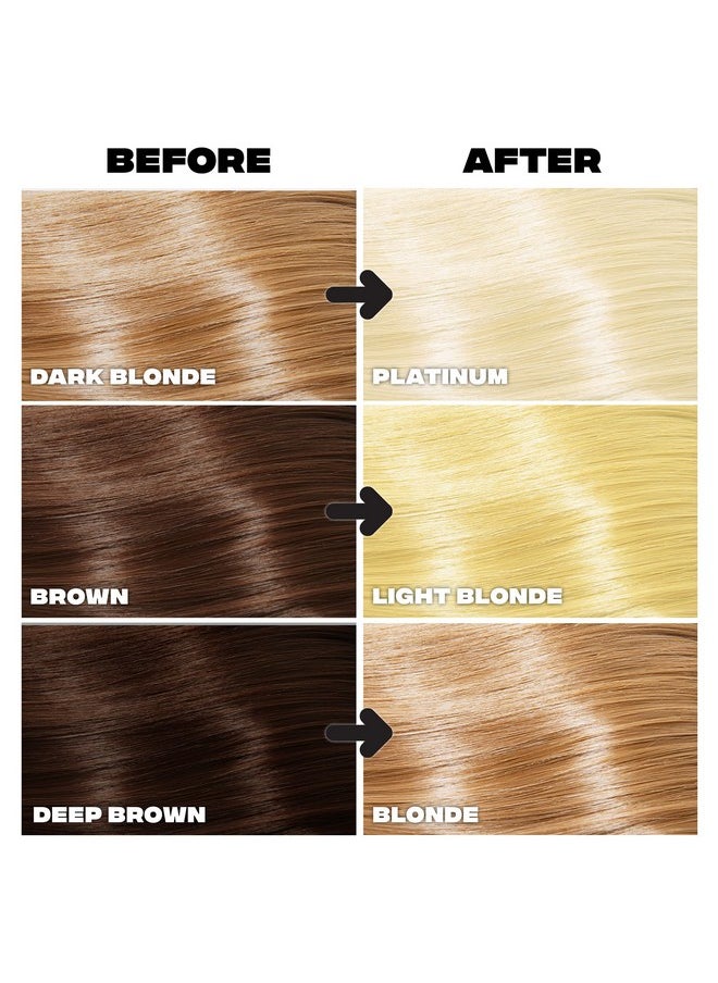 Good Dye Young Hair Lightener Kit (Streaks and Strands) with Dust Free Powder Lightener & 25 Volume Developer - Moisturizing Bleaching Kit - Vegan Hair Bleach (2 oz.)