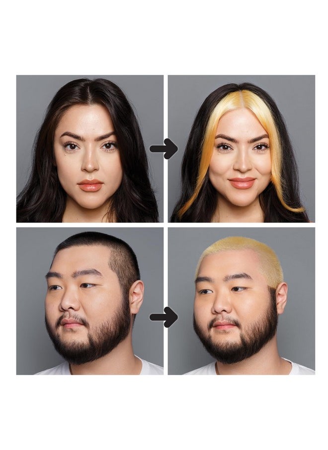 Good Dye Young Hair Lightener Kit (Streaks and Strands) with Dust Free Powder Lightener & 25 Volume Developer - Moisturizing Bleaching Kit - Vegan Hair Bleach (2 oz.)