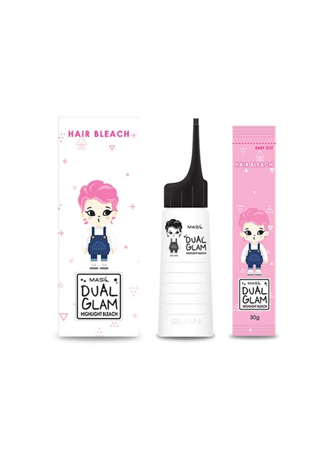 MASIL Dual Glam Self Hair Highlight Bleach Kit 4.2oz