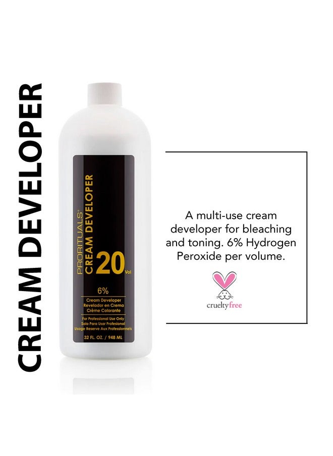 Prorituals CREAM DEVELOPER 20 VOL/ 33OZ