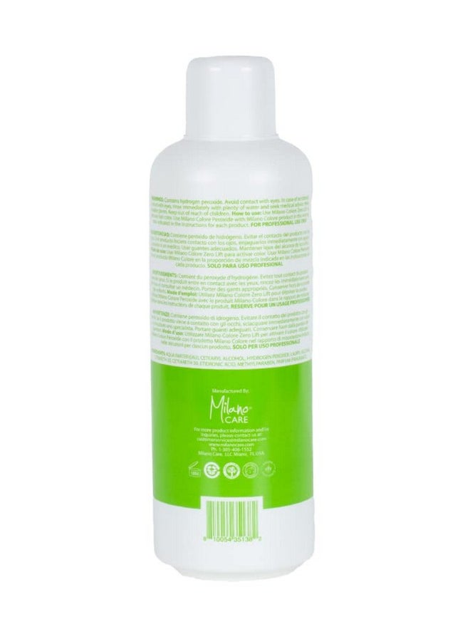 7 Volume Creme Developer, Zero Lift, Milano Care 5.07 oz/150 ml