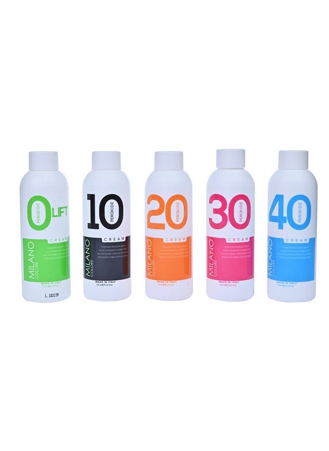 7 Volume Creme Developer, Zero Lift, Milano Care 5.07 oz/150 ml