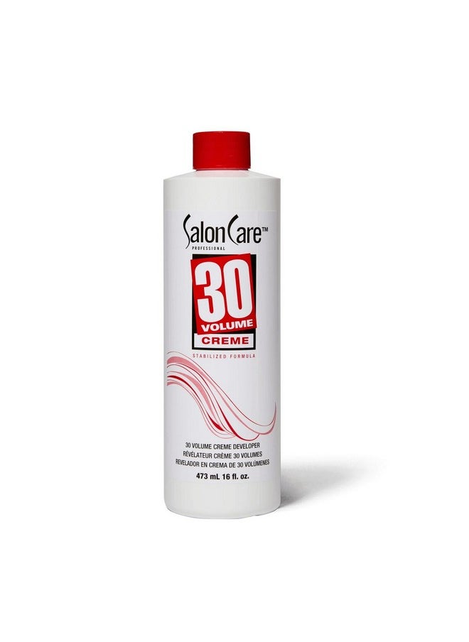Salon Care 30 Volume Creme Developer 16 Oz
