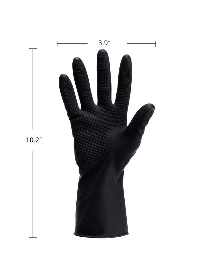 Hair Dye Gloves,Professional Hair Coloring Accessories for Hair Salon Hair Dyeing,2pcs（1 left+1 right）,black