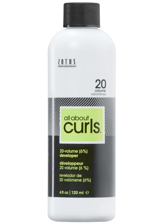 All About Curls 20 Volume Creme Developer | For Hair Coloring & Long Lasting Color | All Curly Hair Types