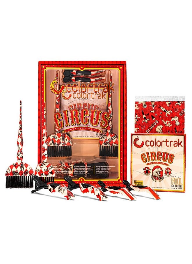 Colortrak Circus Collection Stylist Kit, Color Like a Pro with 50 Count Pop-Up foil, 2.75