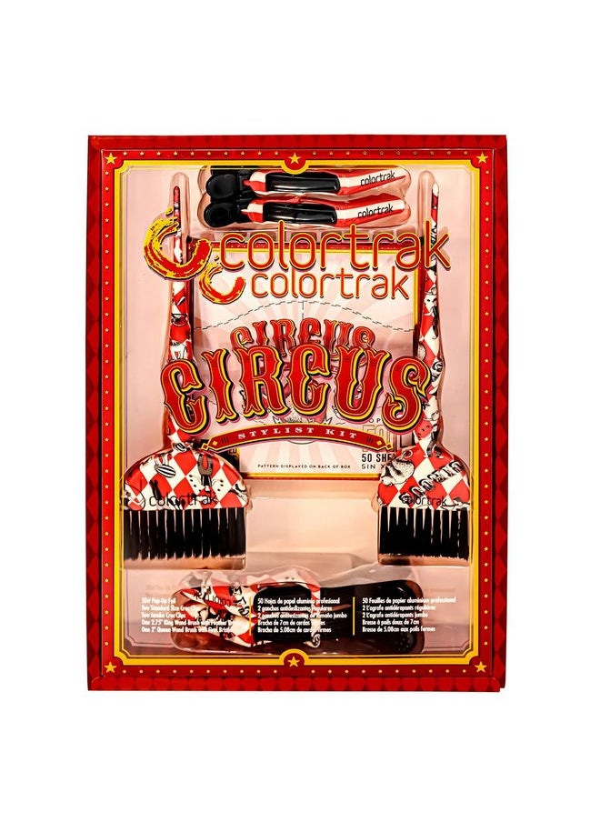 Colortrak Circus Collection Stylist Kit, Color Like a Pro with 50 Count Pop-Up foil, 2.75