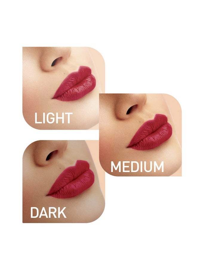 MyGlamm LIT Creamy Matte Lipstick-Appletini (Red)- 3.7gm |Creamy Matte Lipstick | Long-lasting & Smudge-Proof | Vegan & Cruelty-Free
