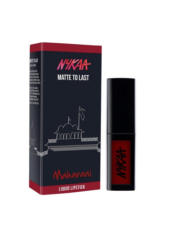 Matte To Last ! Liquid Lipstick - Maharani 02 (5Ml)