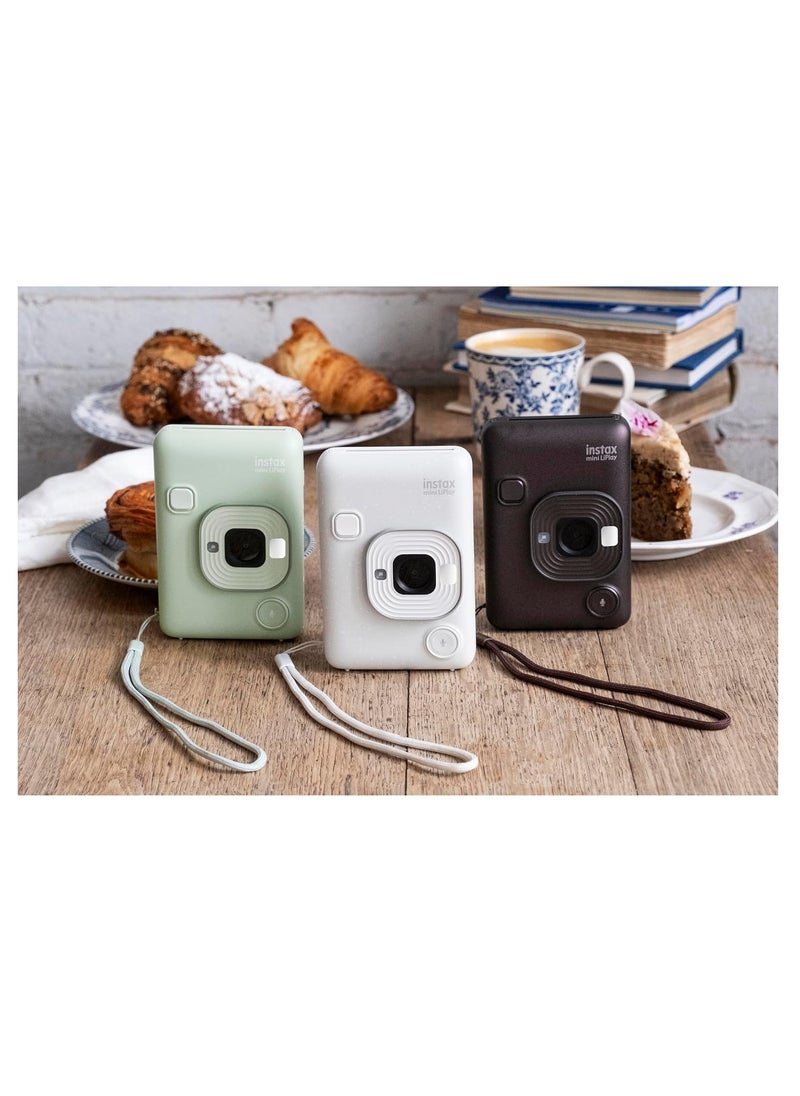 Fujifilm INSTAX Mini LIPLAY Hybrid Instant Camera Misty White