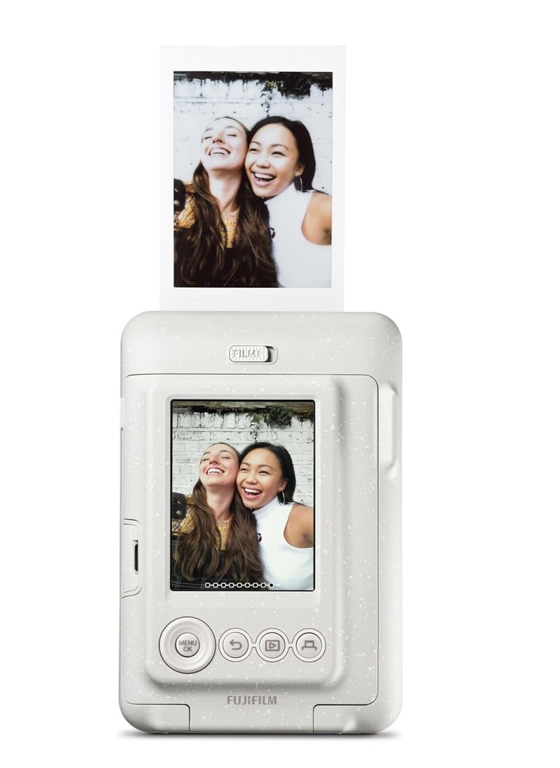 Fujifilm INSTAX Mini LIPLAY Hybrid Instant Camera Misty White