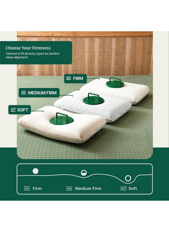 The White Willow Slim Pillow for Neck Pain Relief-Orthopedic Bed Pillow for Sleeping-Thin Pilllow-Cervical Pillow for Neck & Shoulder Pain-Medium Firm-Memory Foam Pillow Cool Gel-Standard Size-1.5