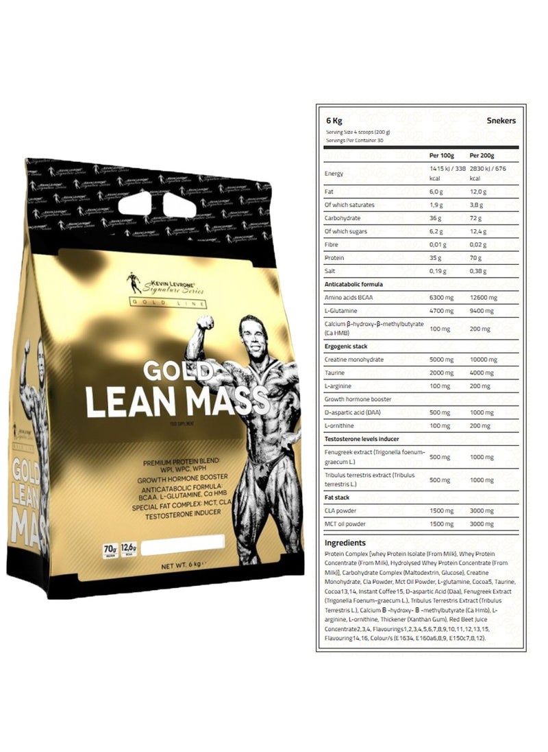 Kevin Levrone Gold Lean Mass 6kg Snikers 14