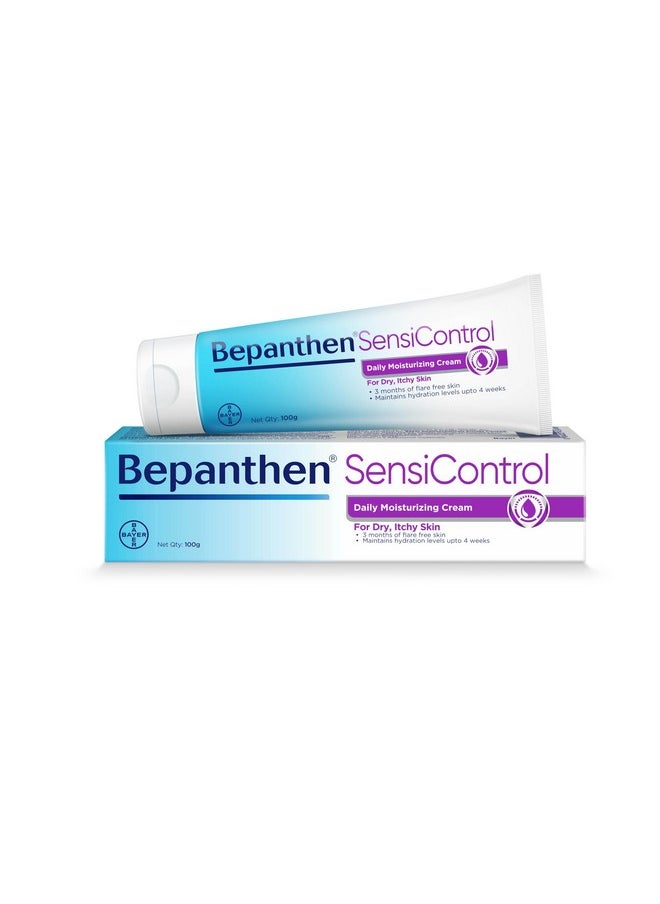 Bepanthen Sensi Control Daily Moisturizing Cream, Worlds No.1 Skincare Brand, For Dry & Sensitive Skin, 100 gm