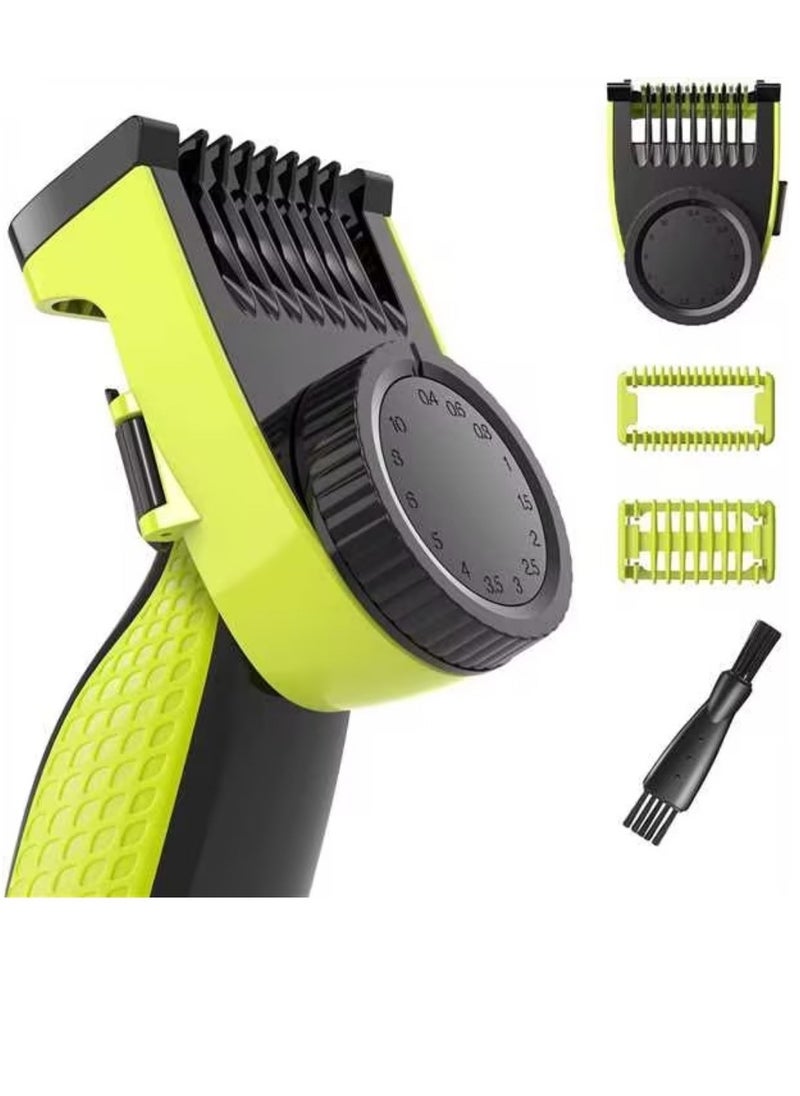 Guard Comb for Philips One Blade Adjustable 14 in 1 Precision Comb with Body Guard Skin Protector Attachments for Shaving Grooming with 14 Length Settings Compatible with QP210 or 50 220 2523 252