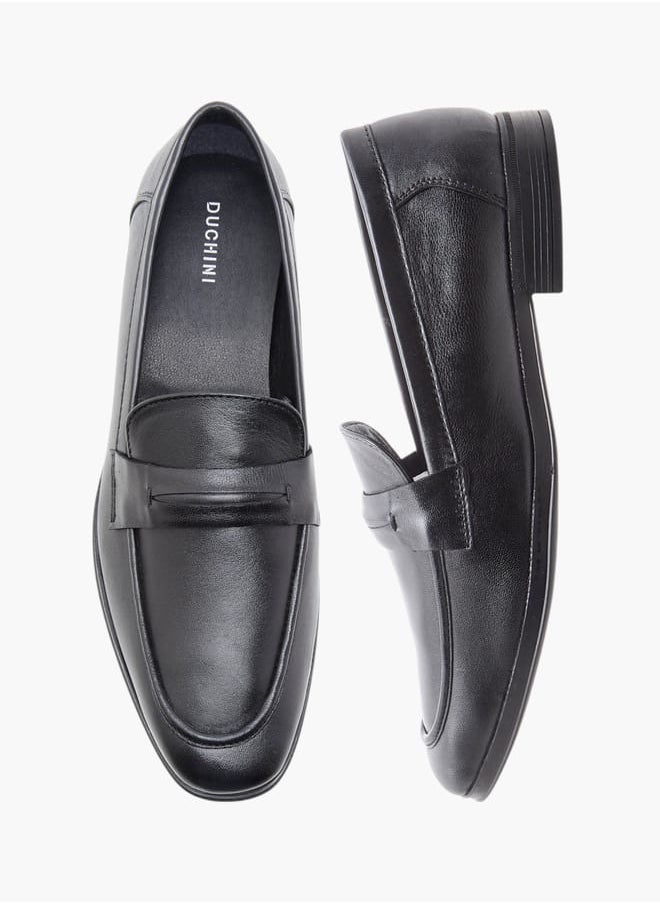 Men's Cutout Detail Slip-On Loafers