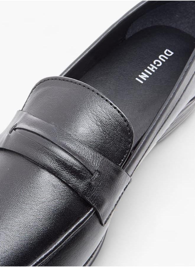 Men's Cutout Detail Slip-On Loafers