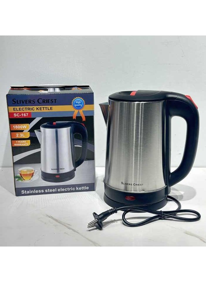 220v Stainless Steel Boiler Tea Maker Kettle Electric Heater Kettle with Temperature Power Plug